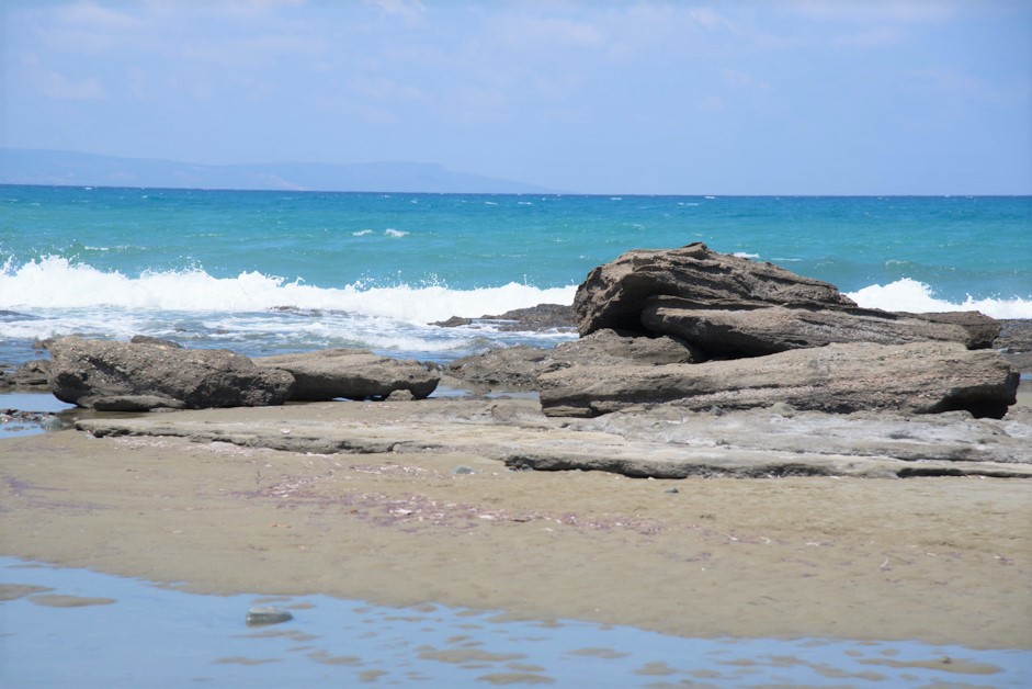 whilst exploring Cyprus by car, make sure you stop at pomos beach in Paphos