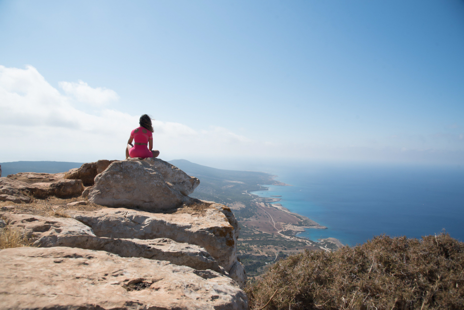 exploring Cyprus by car by hiking the highest peak of Sotira