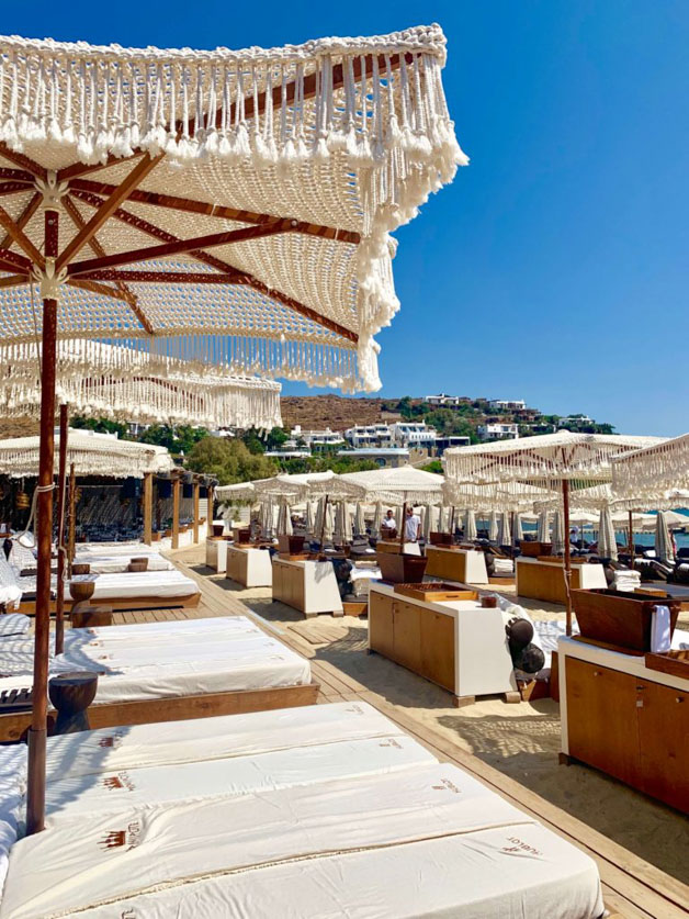 Mykonos Beaches - And the Best Beach Bars - Tia Does Travel