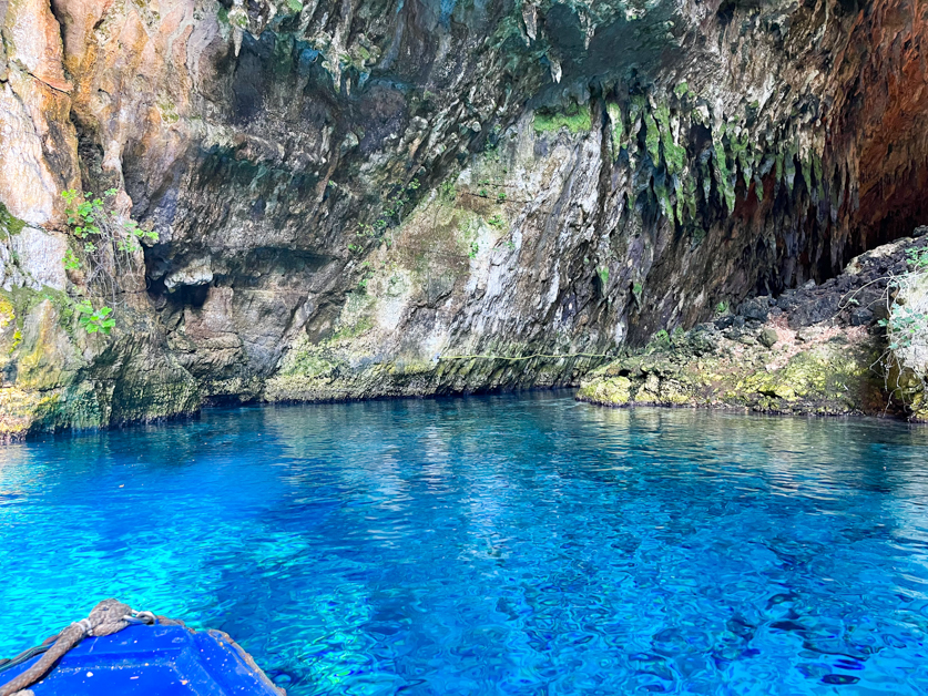 the crystal clear melissani lake in kefalonia - one of the best things to do in Kefalonia