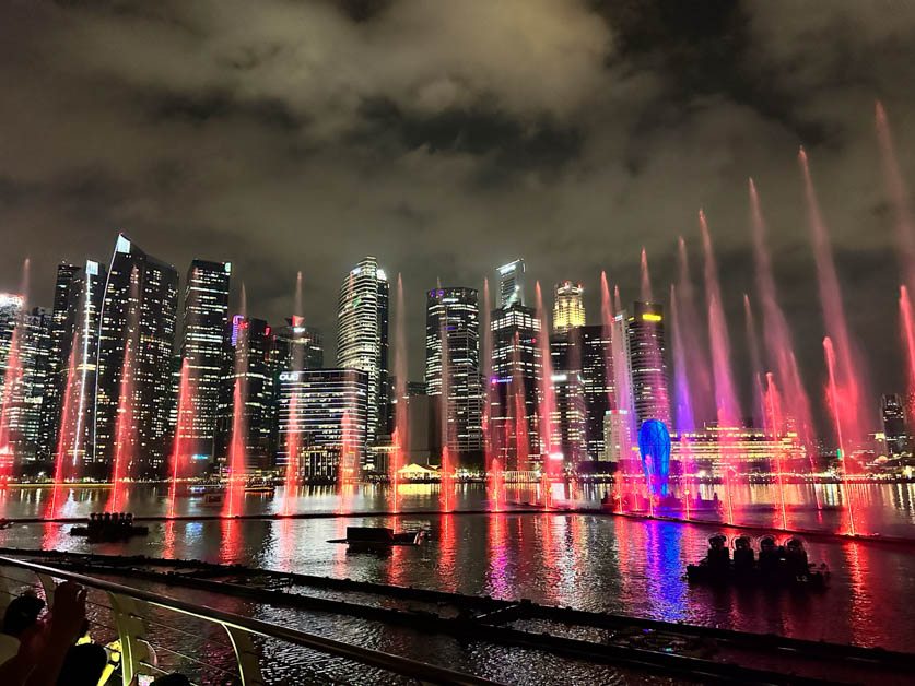 spectra light and water show - Itinerary for Singapore 3 days